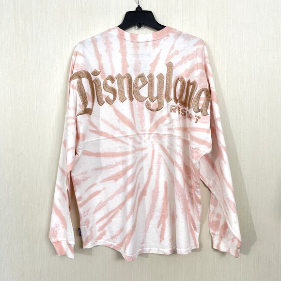 Spirit Jersey Other - Disney Parks L Spirit Jersey Disneyland T-Shirt Rose Pink Gold Tie Dye Resort